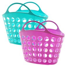 River Green彩色沐浴籃 天藍色+粉紅色, 2件