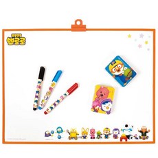 뽀로로 양면 블랙 앤 화이트 보드 세트, PP