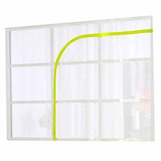 ALTTEURI 窗戶用防風塑膠膜 + 雙面膠帶, 綠色, 1個