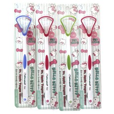 헬로키티 닥터애플 혀클리너 색상 랜덤 발송, 4개