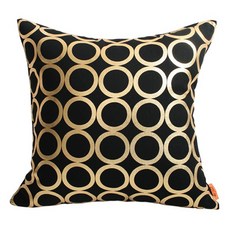 링 쿠션솜포함, 블랙+골드