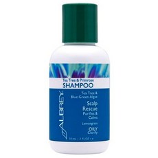 오브리오가닉스 티 트리 & 프림로즈 샴푸 스캘프 레스큐, 59ml, 1개
