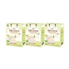 미즈앤코 3분간편한끼, 쑥쑥새우시금치죽, 3개