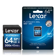렉사 SDXC 300배속 UHS-I, 64GB, 1개