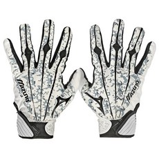 미즈노 330286 8585 배팅장갑, 흰색/검정, 1개