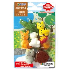 이와코 지구화학 퍼즐 지우개, 22사파리, 1개