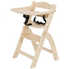 아발론 머그아이 원목 유아식탁의자, 내츄럴