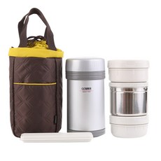 韓國 cosmos 保溫便當 1.1L, 混色, 1套