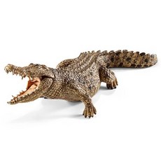 schleich 史萊奇 鱷魚動物公仔 SL14736, 1個, 綠色
