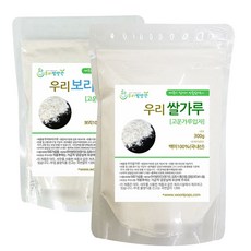 우리방앗간 쌀가루 300g + 보리가루 150g, 1세트