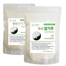 우리방앗간 고운가루입자 쌀가루 300g + 현미가루 150g, 1세트