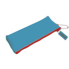 pg design 3角型筆袋, 藍色, 1個