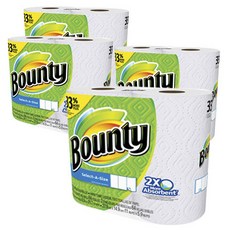 바운티 셀렉트어사이즈 BIG ROLLS 키친타올 화이트, 2롤, 4개