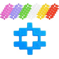 아하토이 큰사각 45pcs, 혼합색상, 1개