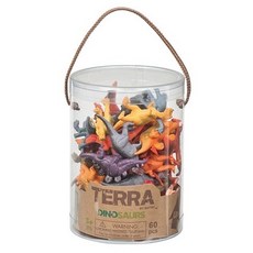 BATTAT Terra 恐龍桶公仔 60件組, 1套