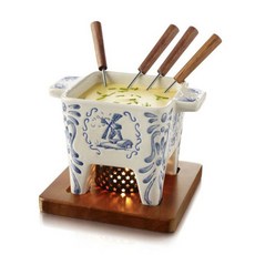 보스카 델프트 블루 치즈 퐁듀 세트, 1세트, 1개