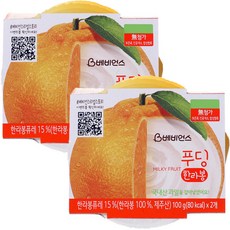 LG생활건강 아이 푸딩 100g, 한라봉, 4개입