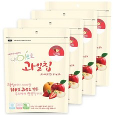 내이브로 과일칩, 사과, 4개, 12g