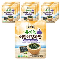 ALVINS 愛彬思 兒童海苔酥, 海鮮口味, 21g, 10包