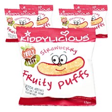 키딜리셔스 퍼프스 과자, 딸기, 5개