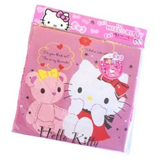 헬로키티 아동가운, 핑크하트패턴/고양이 패턴 랜덤