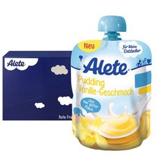 알레떼 푸딩 파우치 85g, 바닐라맛, 10개입