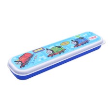 토마스와친구들 도시락 수저통 대, 블루, 1개