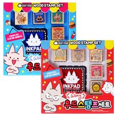 卡通圖案印章組, 隨機發貨, 混色