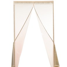 ALTTEURI EVA防風塑膠膜 半透明 + 雙面膠帶, 米色