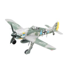 EasyModel 1:72 FW190 A-8 Blue 4 Bardufoss Airfield 1944 완성품 프라모델 전투기, 1개