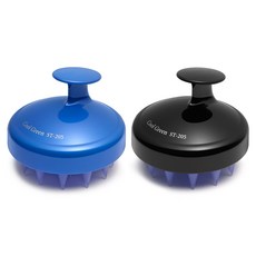 酷綠 洗髮梳 2入 ST-205, 藍色, 黑色, 2個