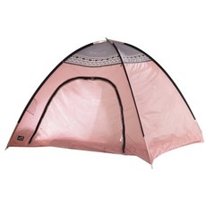 알뜨리 인디언 원터치 난방텐트 커튼형 더블 핑크, 1개