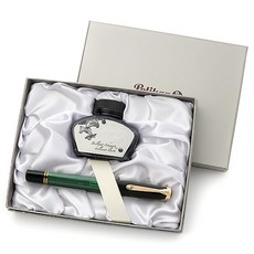 PELICAN 派力肯 鋼筆 M800 墨水瓶套組, M, 綠色條紋