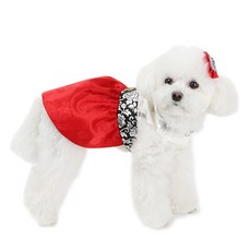 이츠독 애견 화린공주 한복, XL, 1개