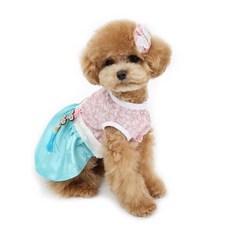 이츠독 꽃내음 공주한복, 물색, 1개