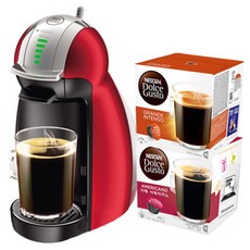 네스카페 돌체구스토 지니오2 레드 + 캡슐커피 2p 랜덤발송