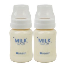 babybear PES奶瓶 260ml 2入, 無奶嘴, 混色