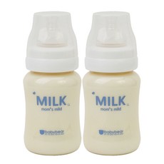 babybear PES奶瓶 260ml 2入, 新生兒階段(0個月以上), 混色