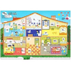 momsboard 可撕可貼 快樂我的家 磁鐵拼圖, 32 件, 32件, 1個