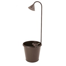THE ZAKKA 金屬鳥花盆籃 Jean Brown CYST115, 1 個