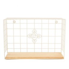 The Zakka 金屬玫瑰壁掛架 CYST226 象牙白, 1 個