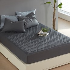 보드래 순면 밀림방지 누빔매트리스커버