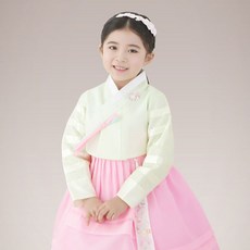geumdong hanbok 女童淺綠葉韓服 GD119