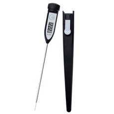 아쿠바 방수 중심온도계 CS-101 블랙, 1개