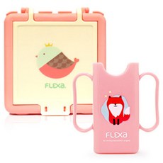 FLEXA 起司切割盒 粉紅小鳥 + 迷你包裝架, 1套