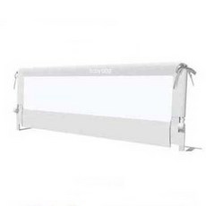 BabyBBZ 프리미엄 침대가드 200cm + 고정 끈, 크림 아이보리