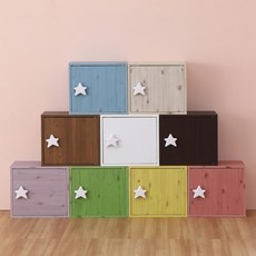 彩色收納櫃, 白色