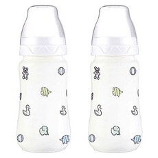 Royal Sevres 動物圖案陶瓷奶瓶禮盒 280ml 2入, 無奶嘴, 混色, 2個