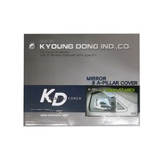 SAFE 現代 鍍鉻後視鏡蓋, Grand Starex (&A 支柱), 1個