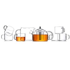 사마도요 티포트 세트 T 107, 1세트, 티포트 + 공도배 + 찻잔 6p